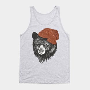 bear in a hat Tank Top